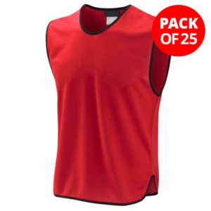 Core Mesh Training Bib Red - Pack of 25